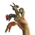 thumbnail image 3 of PENGXAING Doigt Marionnette 5Pcs Simulation Dinosaure Mini Doigt Manches Marionnettes Enfants Jouet Interactif, 3 of 5