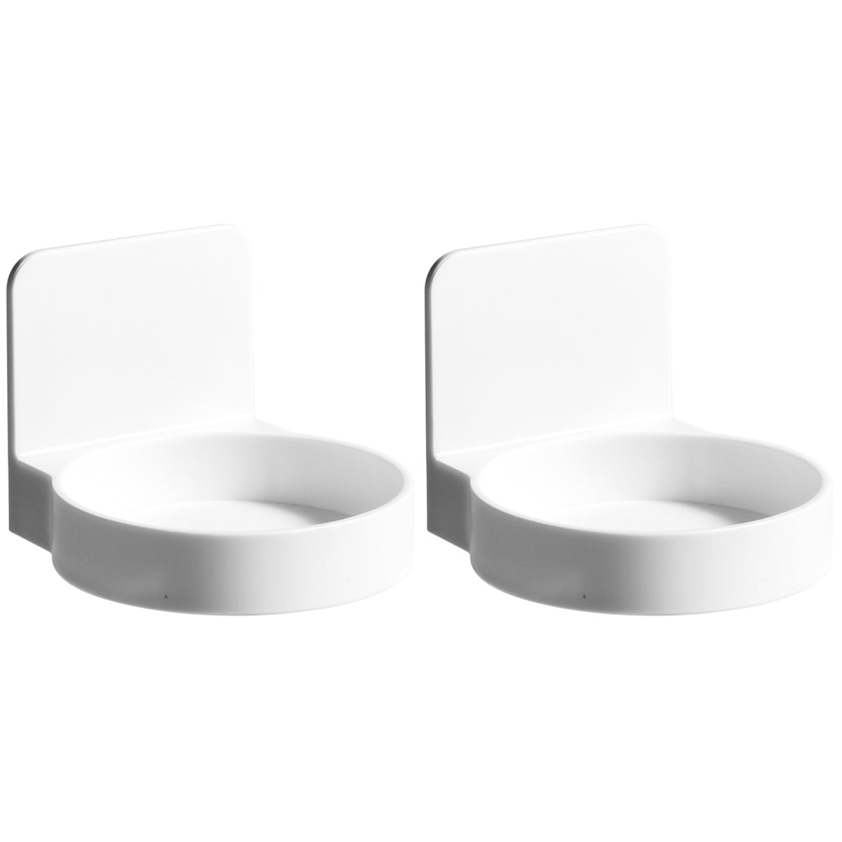 Holder Wall Soap Cup Shelf Shower Glass Rack Suction Bathroom Storage