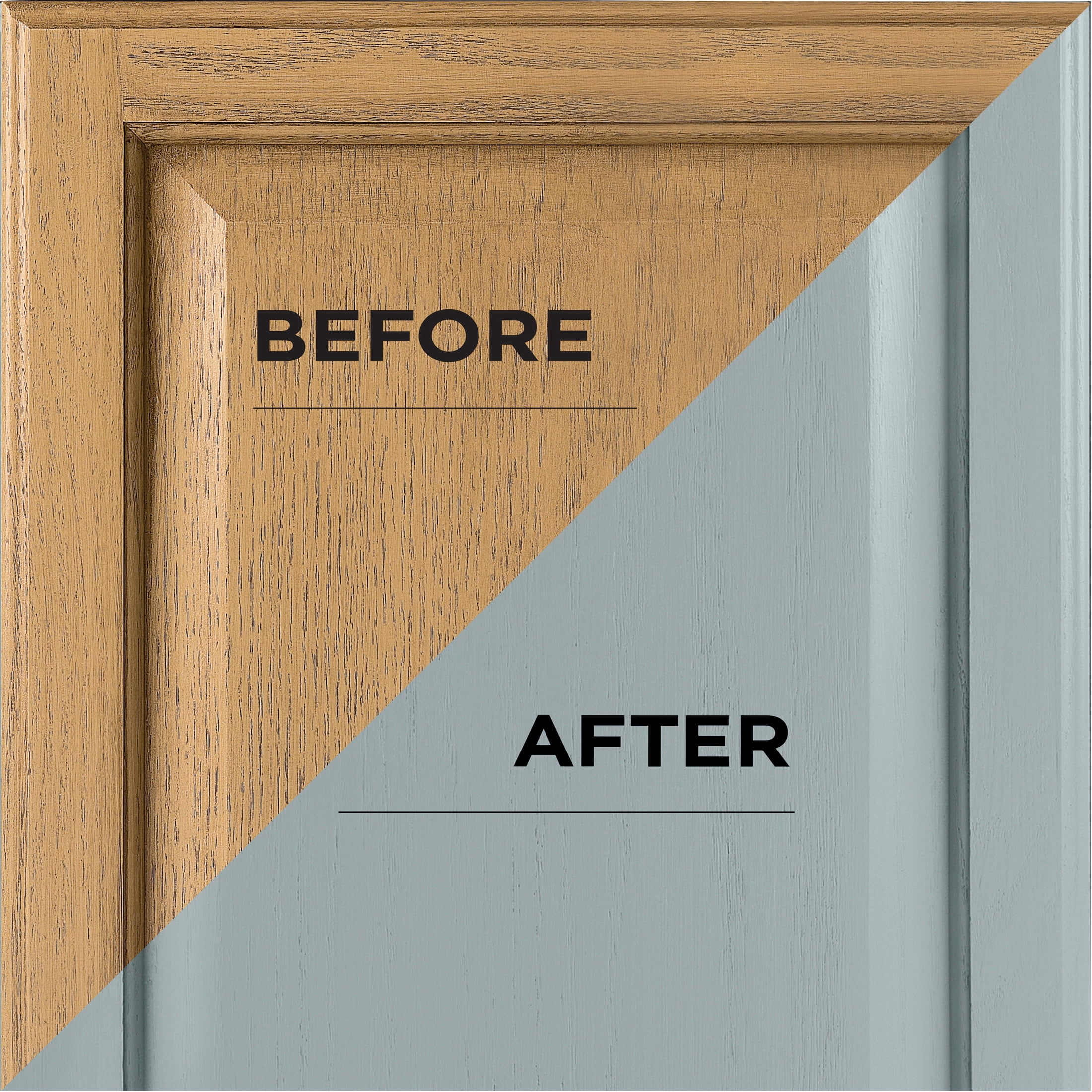 Cadet Gray, Rust-Oleum Cabinet Transformations Satin Coating Kit-37467902T, Quart