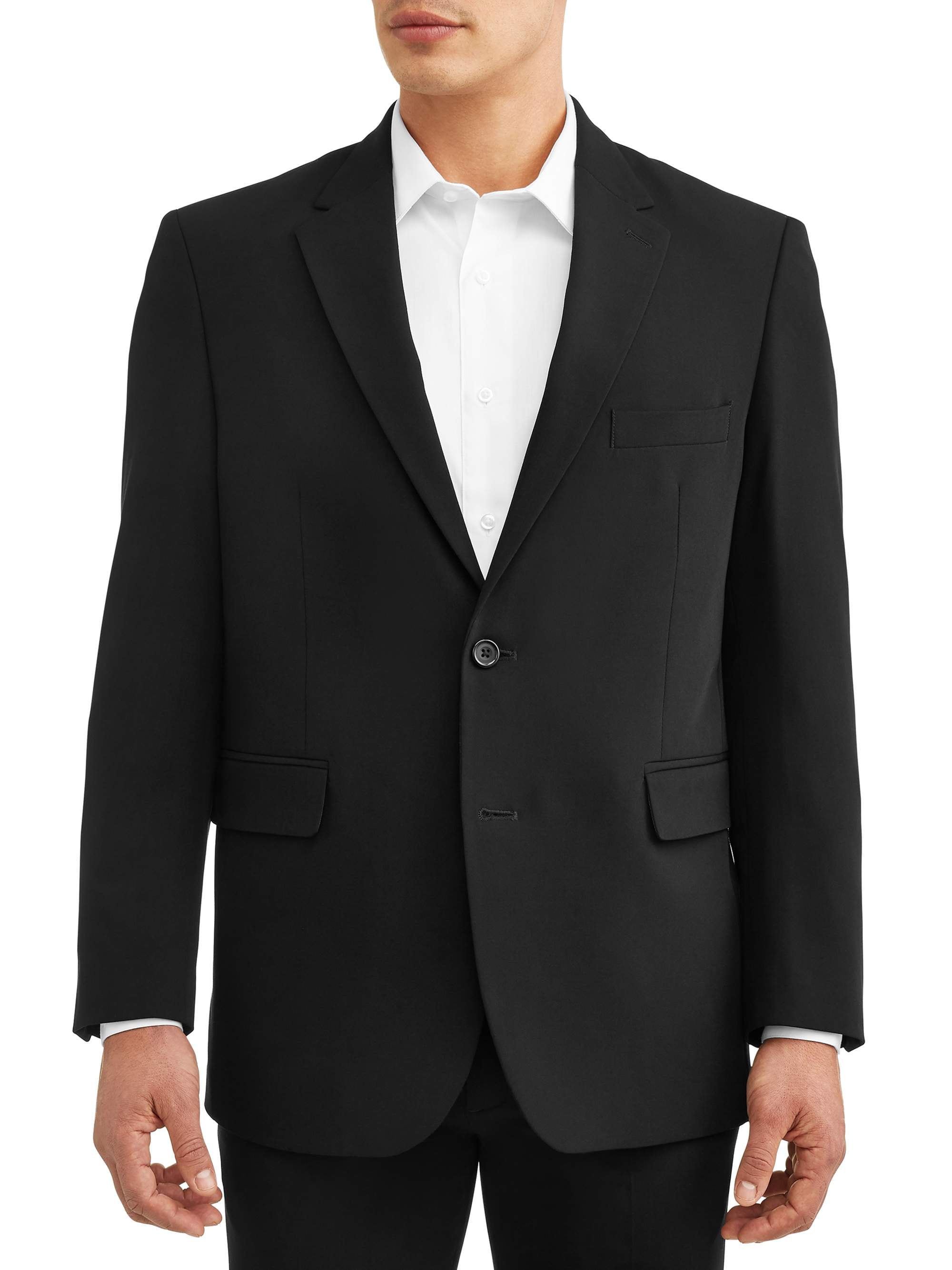 Mens Clothing Suits Prada Black Stretch Wool Suit for Men 