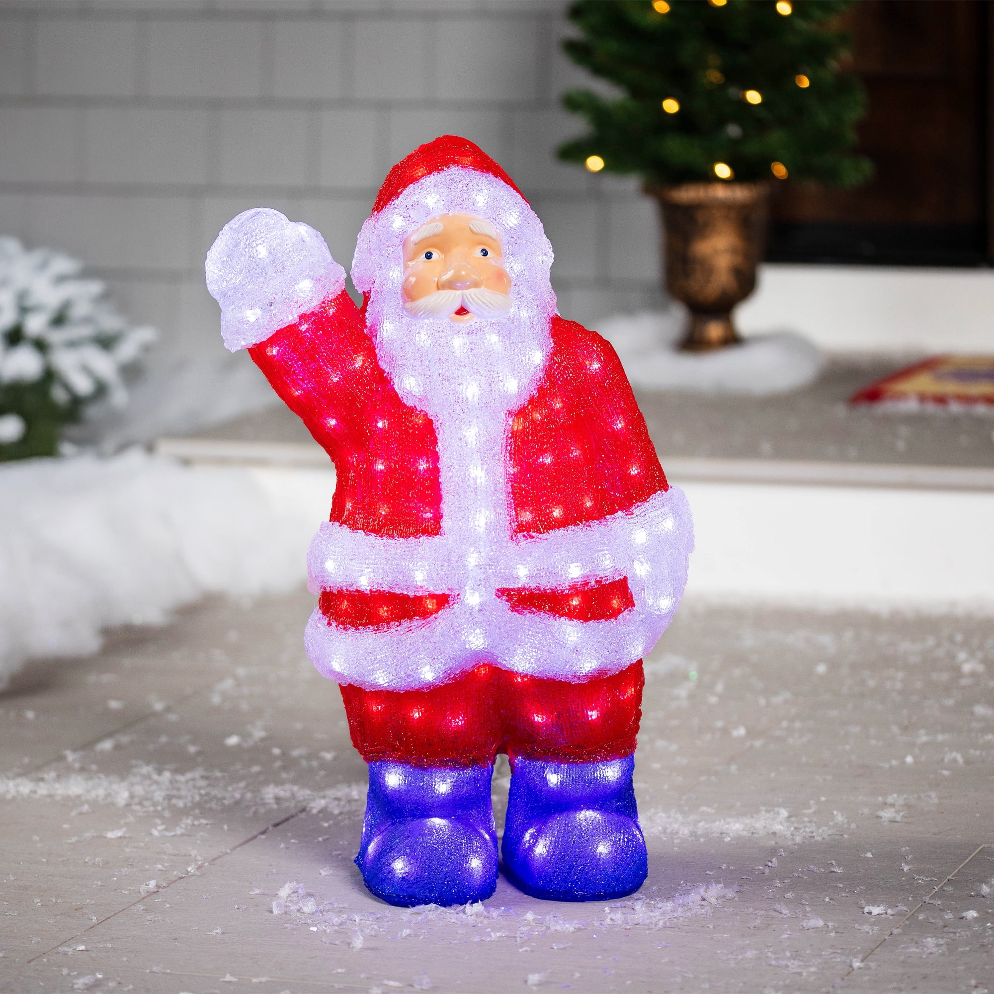 Walmart 48in. Energy-Efficient Red Crab Decoration with LED Lights