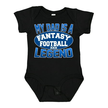 

Inktastic My Dad is a Fantasy Football Legend Boys or Girls Baby Bodysuit