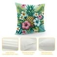 thumbnail image 4 of GOSMITH Tropical Pineapple Throw Pillow Cover Flora Flower Green Palm Tree Leave Decorative Modern Square Cushion Case for Home Sofa Couch Bed Living Room Car, 4 of 5