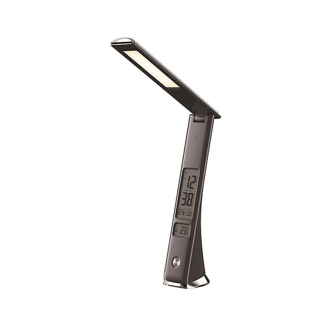 Lámpara de escritorio plegable recargable con protección ocular LED, luz de noche, lámpara de lectura negra