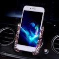 thumbnail image 7 of SPRING PARK Mini Flexible Stable Shining Rhinestone Car Air Vent Phone Holder Support Stand, 7 of 7