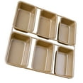 thumbnail image 6 of Rectangular Non Stick Baking Mold 6 Grids Baking Plate Tray Toast Mould Household Baking Gadget Cake Mold Golden, 6 of 7