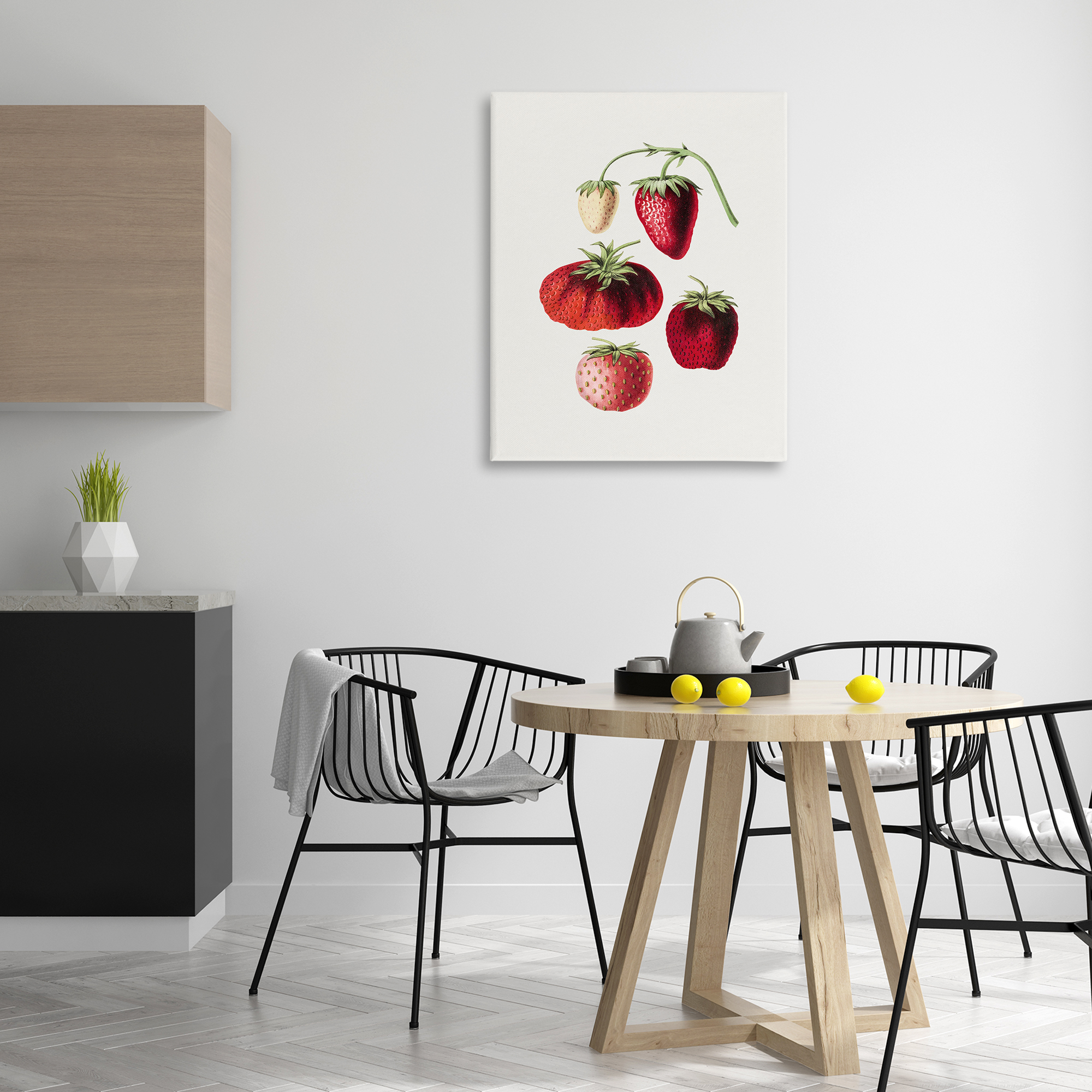 Stupell Industries Natural Berries Study Food & Beverage Painting Gallery Wrapped Canvas Art Print Wall Art, 30 x 40