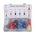 thumbnail image 2 of Terminales Prensados ​​​​en Frío, Juego De Terminales De Virola De Alambre De Buena Conductividad De Cobre De 1200 Piezas Con Caja De Almacenamiento Para Automoción, 2 of 7