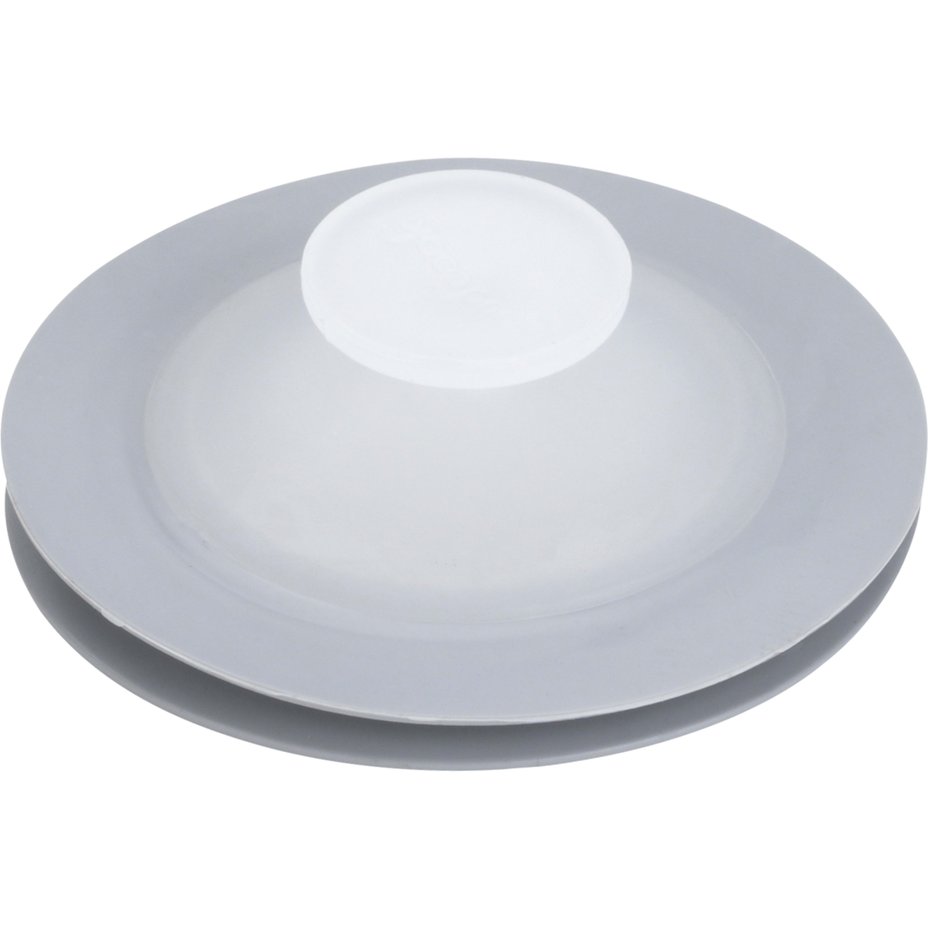 (2 pack) Rubber Sink Drain and Garbage Disposal Stopper, Standard, Clear/Gray, GoodCook