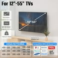 Drywall Studless TV Wall Mount, No Stud TV Wall Mount for 1255 Inch
