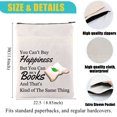 thumbnail image 2 of You Can't Buy Happiness But You Can Buy Books Book Worm Gift Book Lover Book Sleeve Gifts Bookish Gift, 2 of 6