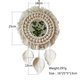 thumbnail image 4 of Beige,Espejo de pared con flecos de macramé bohemio y cuentas de madera, colgante de plumas, espejo redondo de arte de pared para dormitorio, pasillo, sala de estar, decoración del hogar, 4 of 5