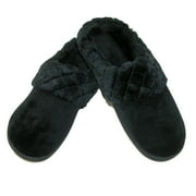 Black bootie slippers
