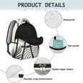thumbnail image 4 of "Boho Vintage Backpack for Women - 17” Laptop Bag, Large Capacity, Tribal Print, Sturdy Oxford Fabric for School, Office & Travel", 4 of 6