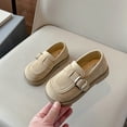 thumbnail image 2 of Viluyesy Girls Mary Jane Shoes Soft-Sole Flat Dress Shoes for Toddlers & Kids, Spring Summer Loafer Style Ballet Flats Khaki Size 12.5, 2 of 10