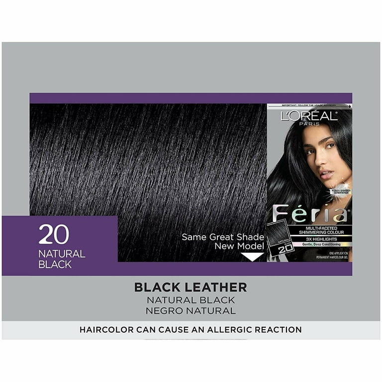 まーみん FAIR 01 レフィル ×5個 L'Oreal Feria Multi-Faceted Shimmering Colour, 20 Natural Black, 1