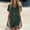 Green, variant on BLTIBY Women's Mini Dresses Flowy Casual V Neck Loose Vacation Stylish Dress Loose Fit Short Sleeve Summer Dress Black XL