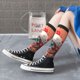 thumbnail image 5 of Balery Space Skeleton Art Calcetines novedosos Calcetines deportivos Calcetines hasta la rodilla Calcetines de algodón Calcetines originales y geniales, 5 of 6