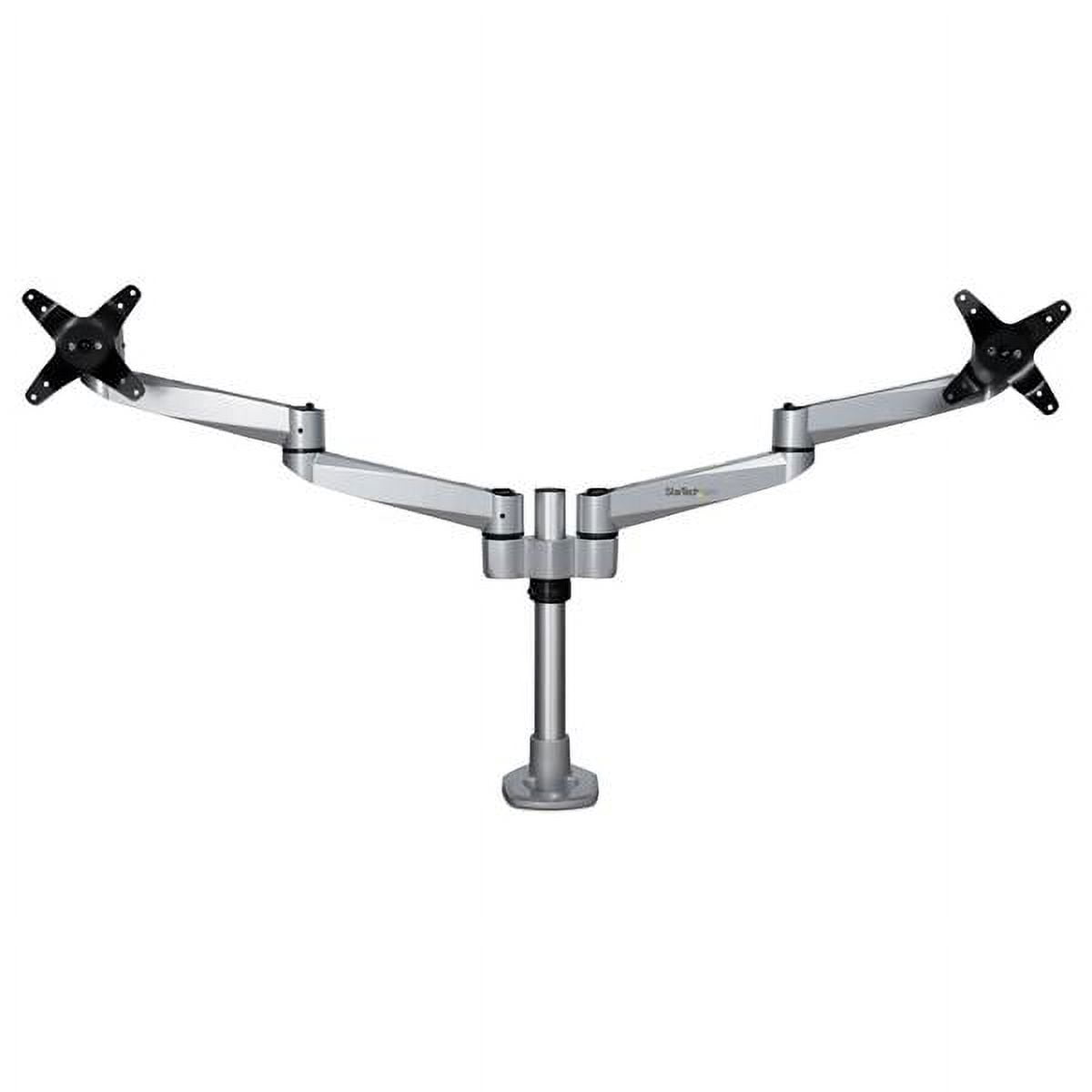 DUAL MONITOR ARM DESK MOUNT FOR UP TO 27IN VESA MONITORS - PREMIUM