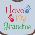 thumbnail image 4 of Inktastic I Love My Grandma Boys or Girls Baby Bib, 4 of 4