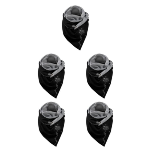 Transemion Versatile And Fashionable Scarf Stay Stylish In Any Occasion Versatile And Fashionable Scarf As Shown 5Set
