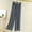 Dark Gray, variant on Pajama Sets for Women Summer Solid Color Breathable Pajama Pant Leisure Loose Fit Wide-Leg Sleepwear Summer Pajamas
