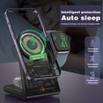 thumbnail image 4 of AZXY Wireless Charger,Charging Station,Charger Station,Wireless Charging Station,Desk 3 in 1 Charging Stand, 4 of 7