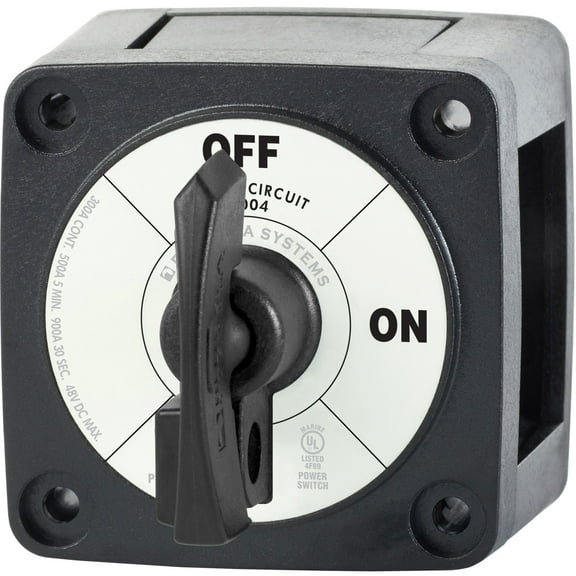 Blue Sea Systems 6004200-BSS Single Circuit On-Off with Locking Key - Black