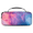 Multicolour 2, variant on Herdesigns Pink Blue Cherry Blossom Carrying Case for Nintendo Switch OLED Model 2021 & Switch 2017 with 20 Game Card Slots, Portable Travel Carry Case for Accessories and Console