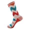 thumbnail image 1 of GDREDA Men's Dress Socks Funky Colorful Crew Socks Casual Cotton Patterned Socks F,One Size, 1 of 4
