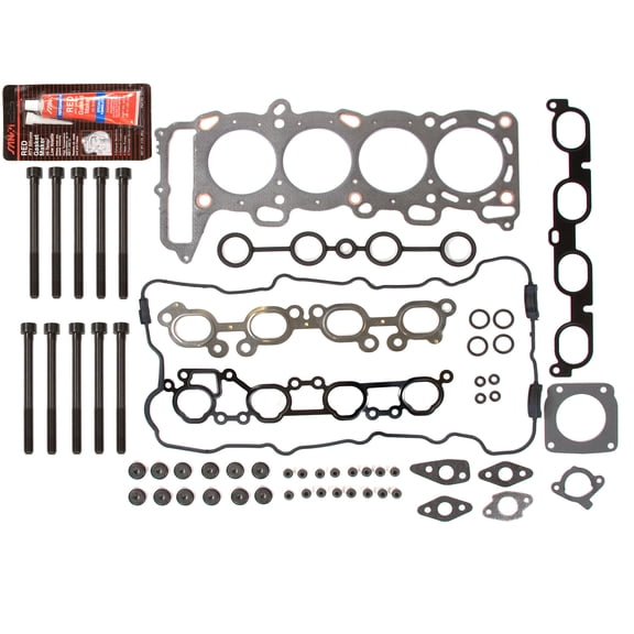 Evergreen HSHB3030 Head Gasket Set Head Bolts Fit 00-02 Nissan Sentra Infiniti G20 2.0 DOHC SR20DE