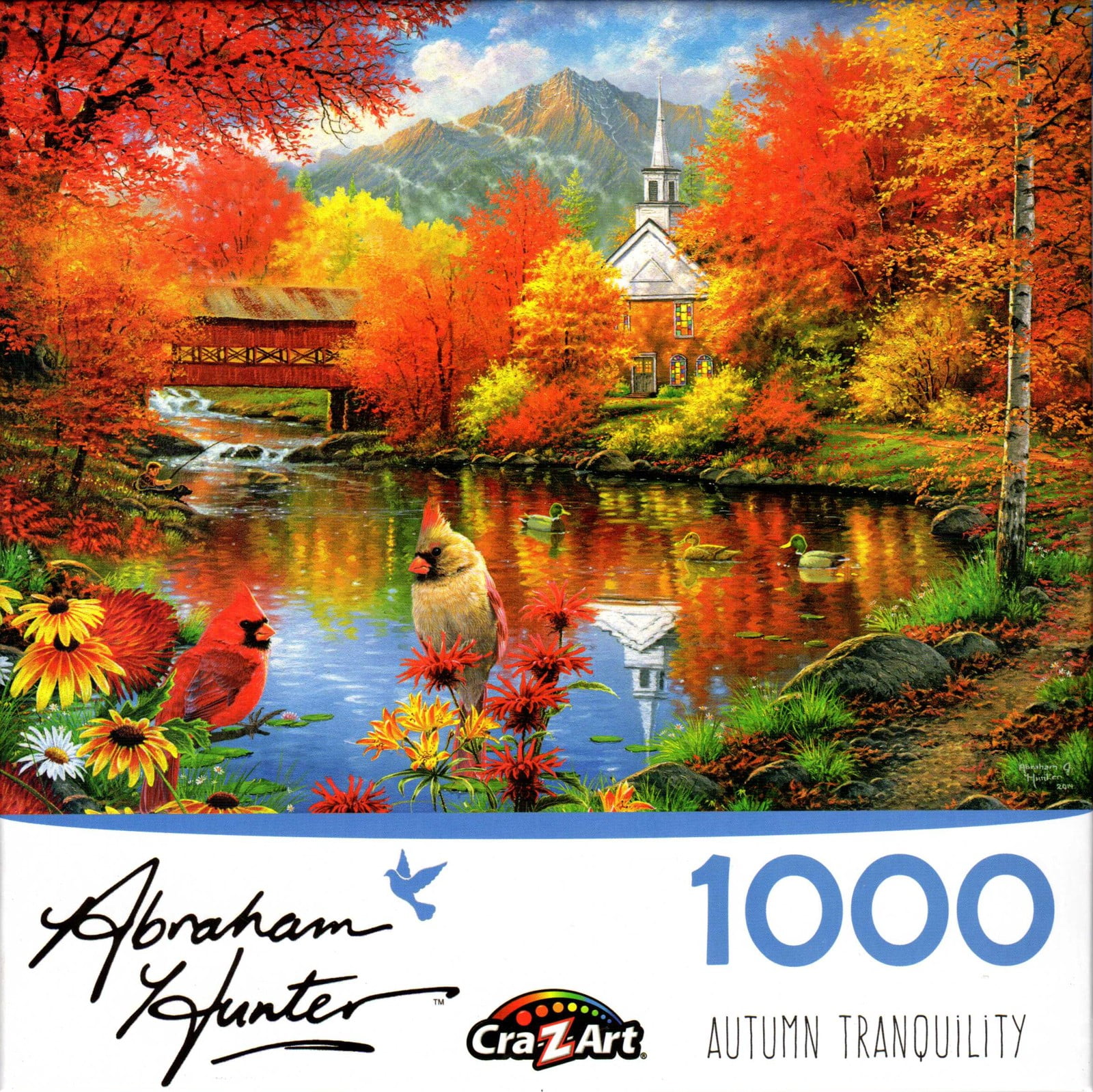 Autumn Tranquility by Abraham Hunter 1000 Piece Puzzle - Walmart.com
