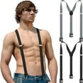 thumbnail image 2 of SUTENGDA 2 Pcs Bretelles Cachées pour Hommes Randonnée sous-Vêtements Bretelles pour Hommes Non Rentrées Hiver Extérieur Randonnée Ski Pantalon, 2 of 2