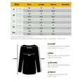 thumbnail image 2 of TWZH Womens Dandelion Graphic Tunic Crewneck Long Sleeve Tee Shirt, 2 of 2