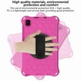 thumbnail image 4 of Dteck Samsung Galaxy Tab A7 Lite 2021 Case Shockproof Drop Protection Cover with 360 Rotating Stand and Shoulder Strap Compatible with Samsung Tab A7 Lite 8.7 inch 2021 (SM-T220/T225), Rose+Black, 4 of 7