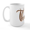 thumbnail image 2 of CafePress - Thankful - 15 oz Ceramic Large White Novelty Mug, 2 of 6
