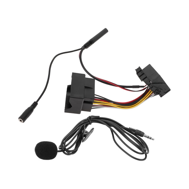 Arnés de Radio Estéreo Único Bargains para Volkswagen para Skoda RCD310 RCD510 RNS510 Adaptador AUX Bluetooth Conveniente Cable de Música Micrófono Manos Libres 1 Juego