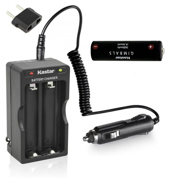 Kastar 1-Pack Battery   Travel Charger Kit Replacement for EVO GP Gimbal, EVO GP-PRO Gimbal, EVO RAGE3 Gimbal, EVO RAGE (Gen 1) Gimbal, Moza Air 2 Gimbal Stabilizer, Other Household Devices