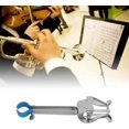 thumbnail image 4 of SHAR Portable Silver Trumpet Marching Lyre Holder - Instrument Parts for Sheet Music, 4 of 5