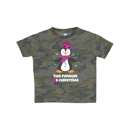 

Inktastic This Penguin Loves Christmas Gift Toddler Boy or Toddler Girl T-Shirt