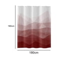thumbnail image 2 of Waterproof polyester shower curtain in winter bath shade digital printing simple bathroom curtain-style4-180*180cm, 2 of 5