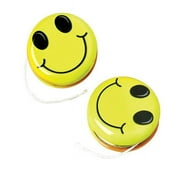 US Toy Company Happy Face Yo-Yos - Pack of 12