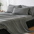 thumbnail image 6 of Davulos 5 Pieces Twin Lightweight Solid Dark Grey Comforter Set for All Seasons, Soft & Comfortable Bed in a Bag Set for Student/friends, A Cloud-Like Sleeping Space Bedding Set, 6 of 9