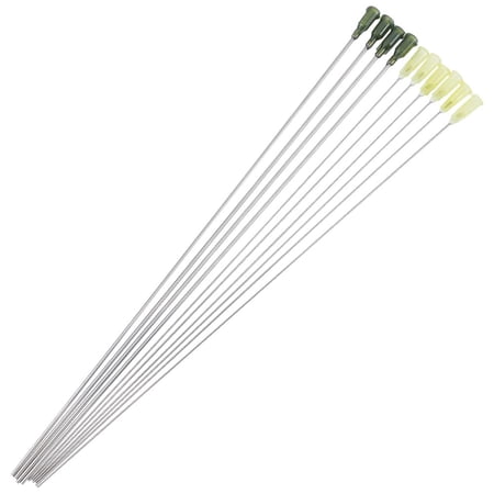 10Pcs 10inch Blunt Tip Dispensing Needles with Luer Lock 14/20 Gauge Stainless Steel Long Needles
