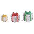 thumbnail image 2 of Falleo Clearance New Christmas Lights Christ Mas Gift Box Three Piece Set Christmas Products Birthday Party Decoration Props Ornaments Christmas Tree Decoration Gift Box Lights, 2 of 9