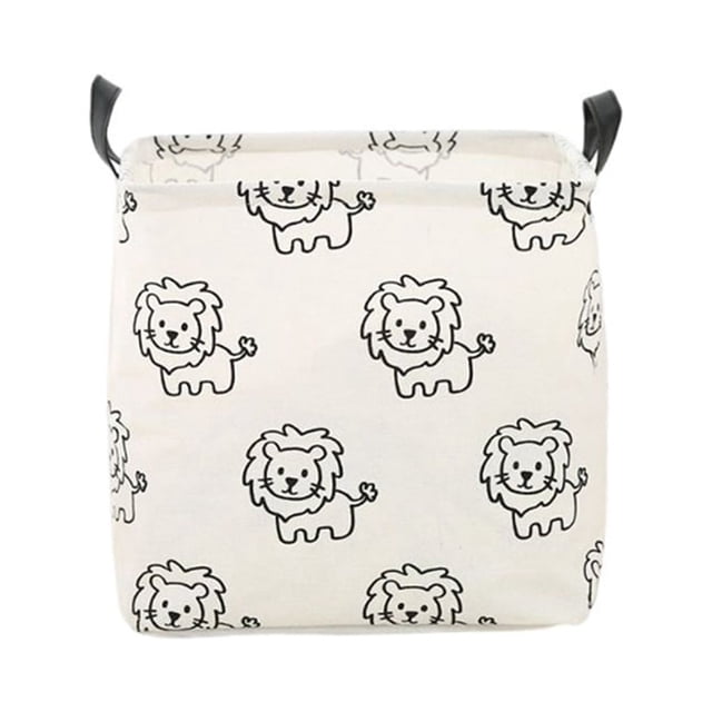 Estuche de almacenamiento Matsuzay para cesta de lavandería gran capacidad impermeable patrón de león