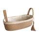 thumbnail image 1 of Cesta de almacenamiento tejida con asas para cómoda, encimera, estante de cocina, regalo decorativo con encaje, 1 of 9