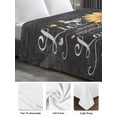 thumbnail image 6 of Retro Sunflower King Size Flat Sheet, Wrinkleproof & Fadeproof Cooling Flat Bed Sheet Only, Spring Summer Farmhouse Floral Butterfly Breathable Soft Bedding Top Sheets 105 x 98 Inches, 6 of 8