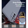 thumbnail image 4 of Compatible with Oppo A54 5G Case Shockproof Ultra Slim Oppo A54 5G Case for Women Men Silicone Liquid Soft Anti-Scratch Protective Case (Grey), 4 of 14