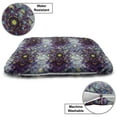 thumbnail image 3 of Lotus Pet Bed, Psychedelic Surreal Geometry Mandala Background Futuristic Effects Print, Chew Resistant Pad for Dogs and Cats Cushion with Removable Cover, 24" x 39", Multicolor, by Ambesonne, 3 of 4